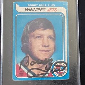 Bobby bill autograph card